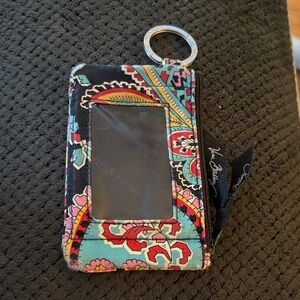 Vera Bradley Floral Pattern key chain wallet with Keyring